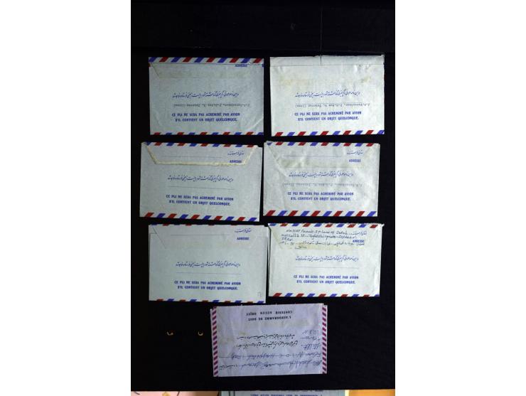 1880/1950 (ca.), etwa 30 bessere Briefe sowie diverse Marken und Briefstücke, dabei britische und türkische Post, Zensur, bes