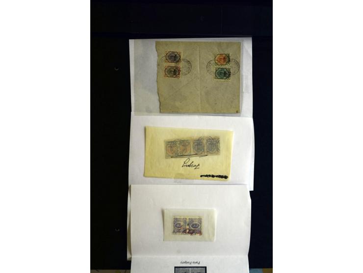 1880/1950 (ca.), etwa 30 bessere Briefe sowie diverse Marken und Briefstücke, dabei britische und türkische Post, Zensur, bes