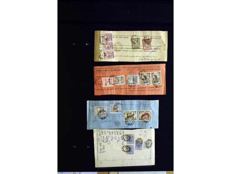 1880/1950 (ca.), etwa 30 bessere Briefe sowie diverse Marken und Briefstücke, dabei britische und türkische Post, Zensur, bes