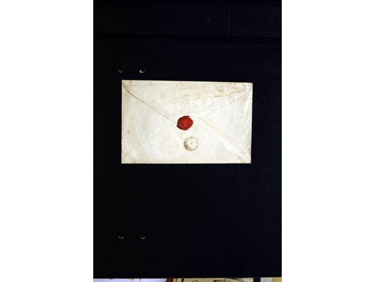 1880/1950 (ca.), etwa 30 bessere Briefe sowie diverse Marken und Briefstücke, dabei britische und türkische Post, Zensur, bes