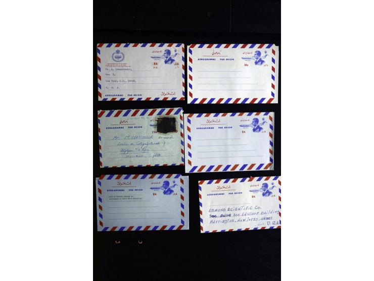 1880/1950 (ca.), etwa 30 bessere Briefe sowie diverse Marken und Briefstücke, dabei britische und türkische Post, Zensur, bes