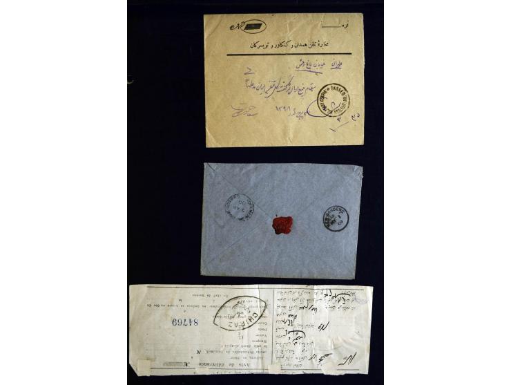 1880/2011, kleine Partie Marken und Belege, dabei einige interessante