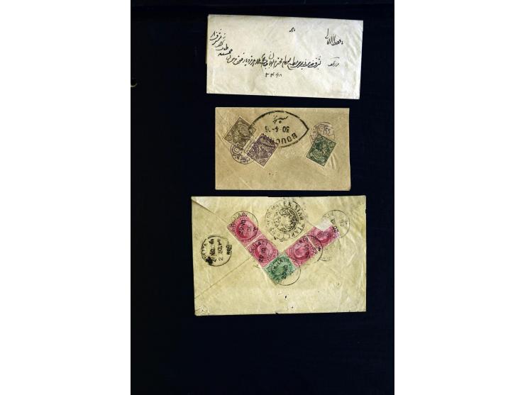 1880/2011, kleine Partie Marken und Belege, dabei einige interessante