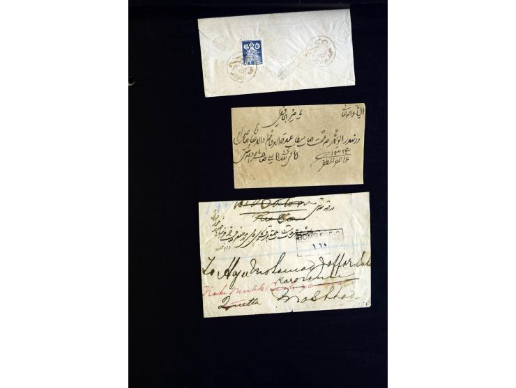 1880/2011, kleine Partie Marken und Belege, dabei einige interessante