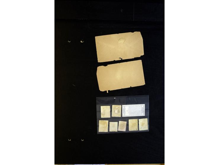 1879/1940 (ca.), über 200 Briefe und Karten mit vielen besseren und teils seltenen Frankaturen, zensuren, etc., einige mit At
