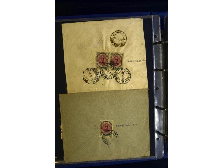 1897/1922 (ca.), 100 Briefe, dabei Einzelfrankaturen, Mehrfachfrankaturen, verschiedene Stempel etc.