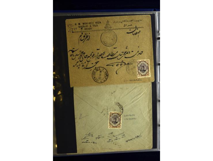 1897/1922 (ca.), 100 Briefe, dabei Einzelfrankaturen, Mehrfachfrankaturen, verschiedene Stempel etc.