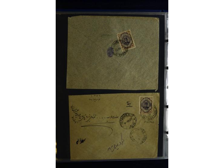 1897/1922 (ca.), 100 Briefe, dabei Einzelfrankaturen, Mehrfachfrankaturen, verschiedene Stempel etc.