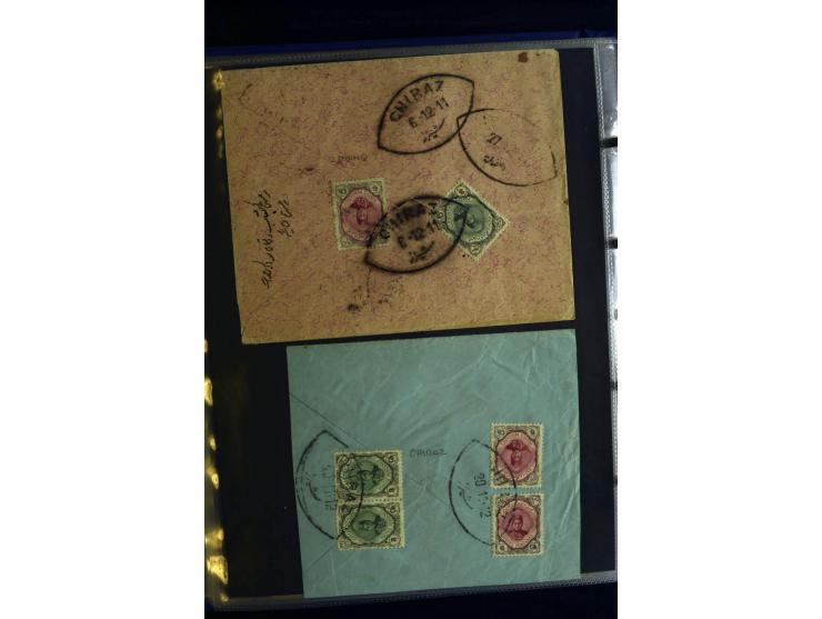 1897/1922 (ca.), 100 Briefe, dabei Einzelfrankaturen, Mehrfachfrankaturen, verschiedene Stempel etc.