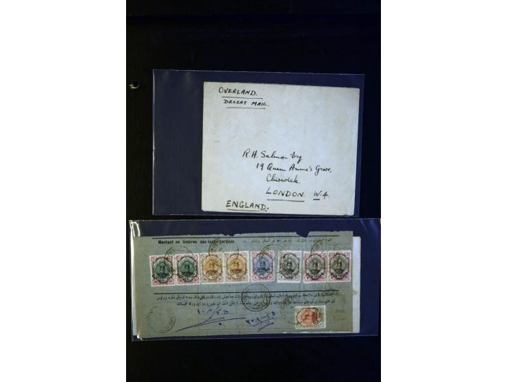1900/74 (ca.), über 40 Briefe, Karten und Ganzsachen mit interessanten Stücken