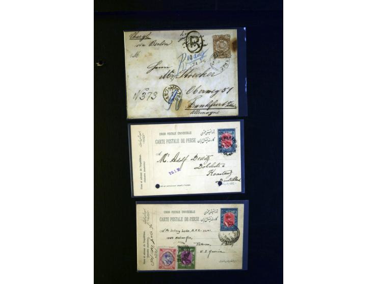 1900/74 (ca.), über 40 Briefe, Karten und Ganzsachen mit interessanten Stücken