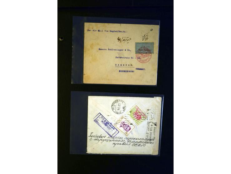 1900/74 (ca.), über 40 Briefe, Karten und Ganzsachen mit interessanten Stücken