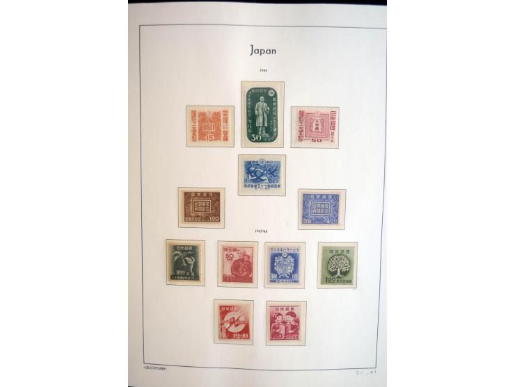 1945/89, doppelt, postfrisch und gestempelte zusammengetragene Sammlung in 4 Leuchtturm-Klemmbindern, dabei alle Sondermarken