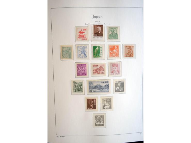 1945/89, doppelt, postfrisch und gestempelte zusammengetragene Sammlung in 4 Leuchtturm-Klemmbindern, dabei alle Sondermarken