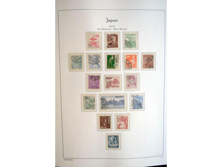 1945/89, doppelt, postfrisch und gestempelte zusammengetragene Sammlung in 4 Leuchtturm-Klemmbindern, dabei alle Sondermarken