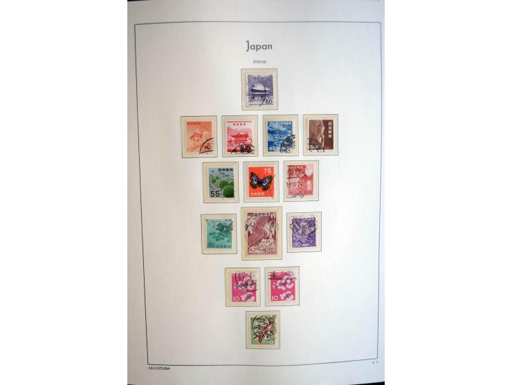 1945/89, doppelt, postfrisch und gestempelte zusammengetragene Sammlung in 4 Leuchtturm-Klemmbindern, dabei alle Sondermarken