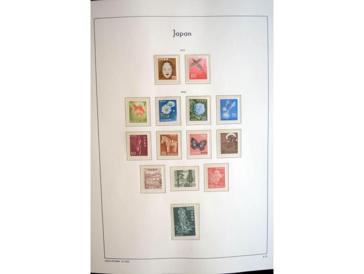 1945/89, doppelt, postfrisch und gestempelte zusammengetragene Sammlung in 4 Leuchtturm-Klemmbindern, dabei alle Sondermarken