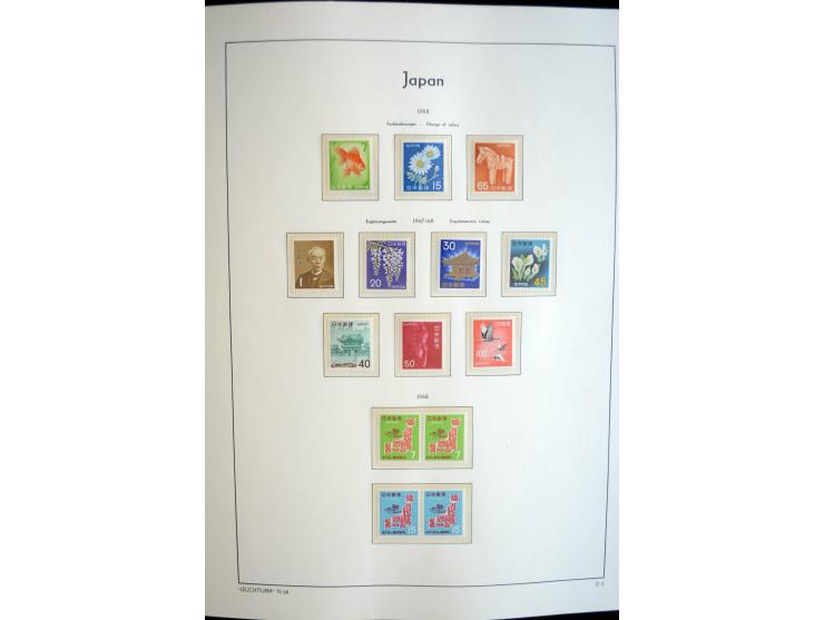 1945/89, doppelt, postfrisch und gestempelte zusammengetragene Sammlung in 4 Leuchtturm-Klemmbindern, dabei alle Sondermarken