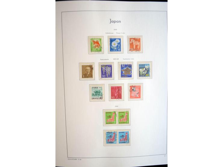 1945/89, doppelt, postfrisch und gestempelte zusammengetragene Sammlung in 4 Leuchtturm-Klemmbindern, dabei alle Sondermarken