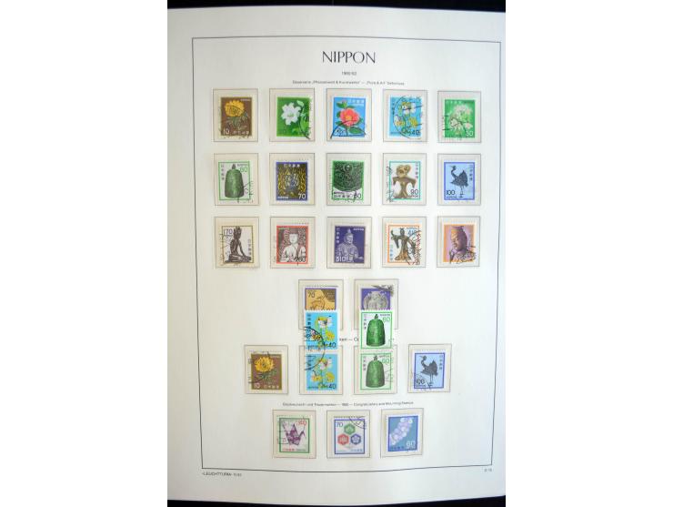1945/89, doppelt, postfrisch und gestempelte zusammengetragene Sammlung in 4 Leuchtturm-Klemmbindern, dabei alle Sondermarken