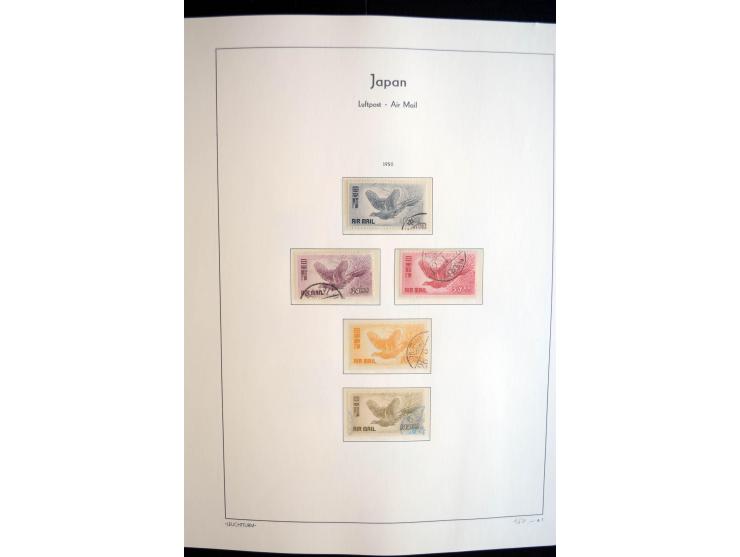 1945/89, doppelt, postfrisch und gestempelte zusammengetragene Sammlung in 4 Leuchtturm-Klemmbindern, dabei alle Sondermarken