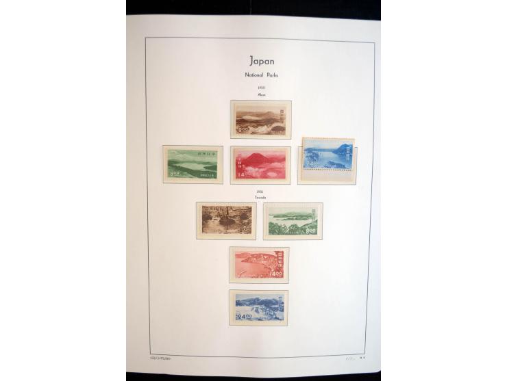 1945/89, doppelt, postfrisch und gestempelte zusammengetragene Sammlung in 4 Leuchtturm-Klemmbindern, dabei alle Sondermarken