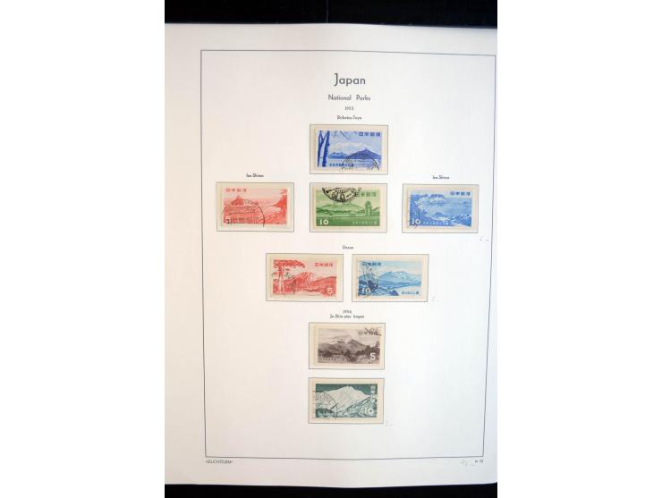 1945/89, doppelt, postfrisch und gestempelte zusammengetragene Sammlung in 4 Leuchtturm-Klemmbindern, dabei alle Sondermarken