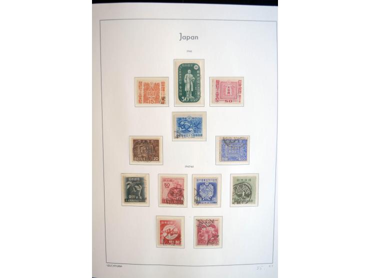 1945/89, doppelt, postfrisch und gestempelte zusammengetragene Sammlung in 4 Leuchtturm-Klemmbindern, dabei alle Sondermarken
