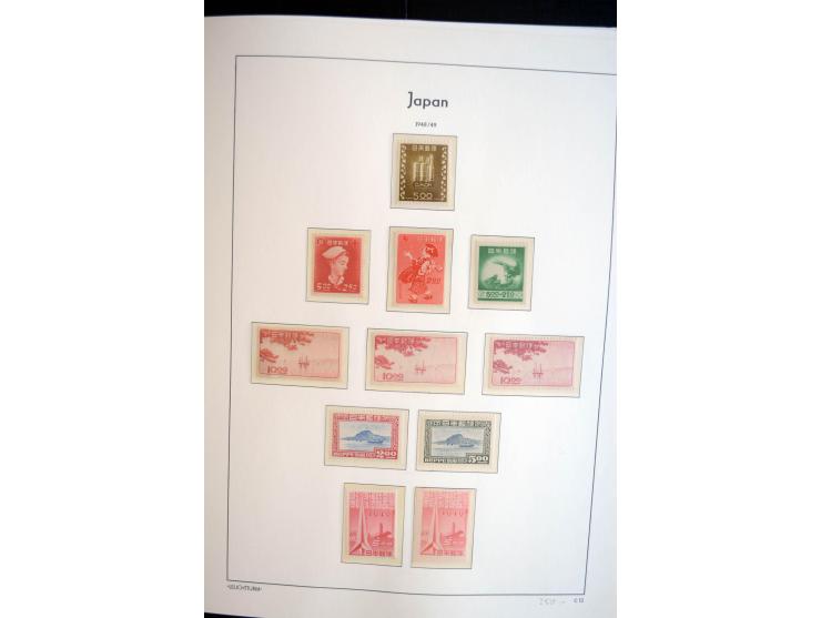 1945/89, doppelt, postfrisch und gestempelte zusammengetragene Sammlung in 4 Leuchtturm-Klemmbindern, dabei alle Sondermarken