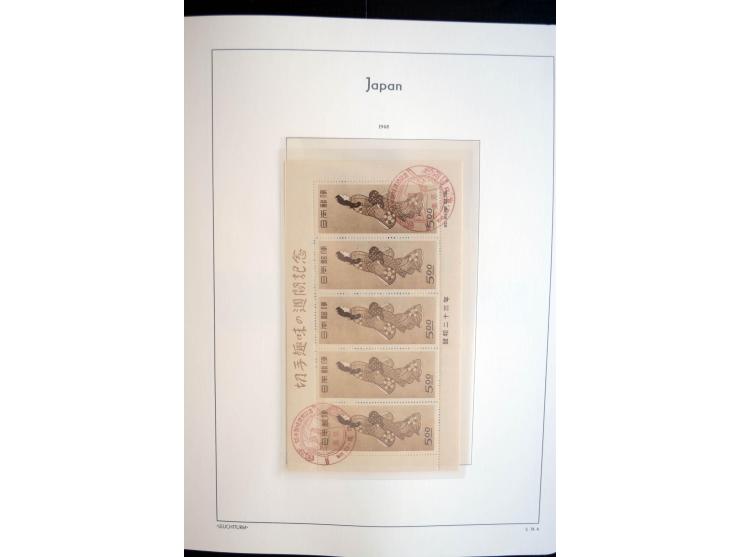 1945/89, doppelt, postfrisch und gestempelte zusammengetragene Sammlung in 4 Leuchtturm-Klemmbindern, dabei alle Sondermarken