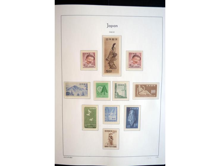 1945/89, doppelt, postfrisch und gestempelte zusammengetragene Sammlung in 4 Leuchtturm-Klemmbindern, dabei alle Sondermarken