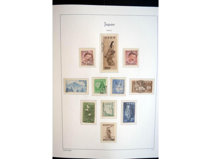 1945/89, doppelt, postfrisch und gestempelte zusammengetragene Sammlung in 4 Leuchtturm-Klemmbindern, dabei alle Sondermarken