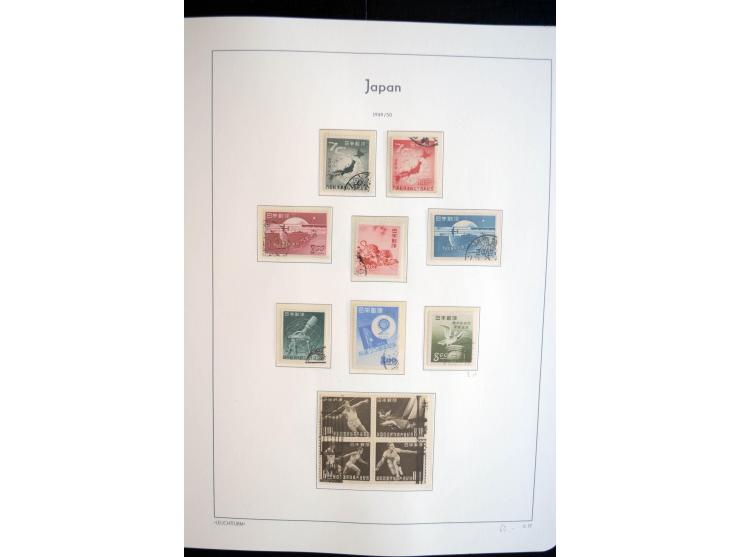 1945/89, doppelt, postfrisch und gestempelte zusammengetragene Sammlung in 4 Leuchtturm-Klemmbindern, dabei alle Sondermarken