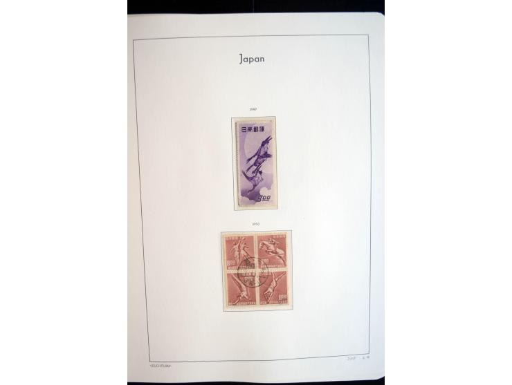 1945/89, doppelt, postfrisch und gestempelte zusammengetragene Sammlung in 4 Leuchtturm-Klemmbindern, dabei alle Sondermarken