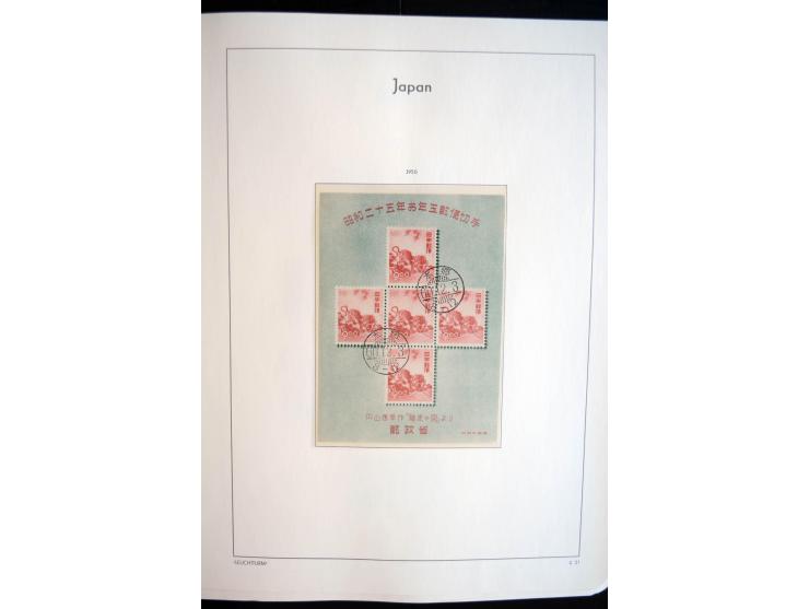 1945/89, doppelt, postfrisch und gestempelte zusammengetragene Sammlung in 4 Leuchtturm-Klemmbindern, dabei alle Sondermarken
