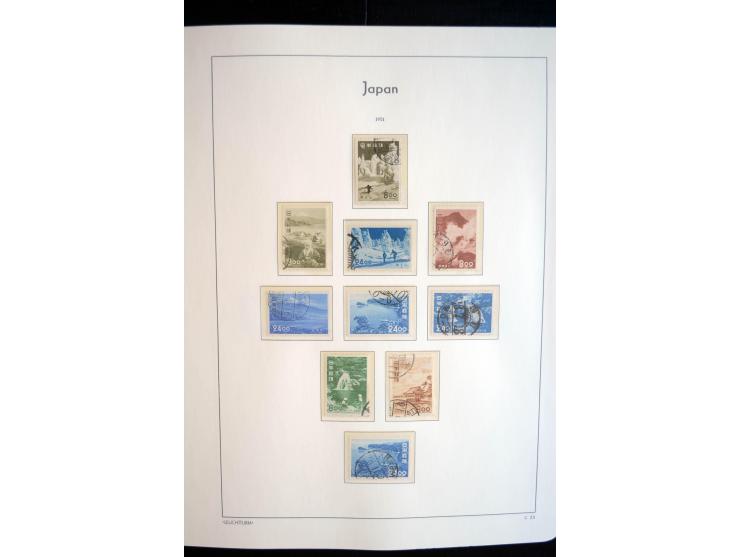1945/89, doppelt, postfrisch und gestempelte zusammengetragene Sammlung in 4 Leuchtturm-Klemmbindern, dabei alle Sondermarken