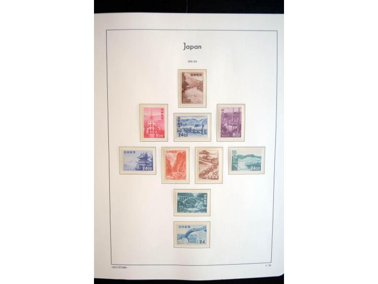 1945/89, doppelt, postfrisch und gestempelte zusammengetragene Sammlung in 4 Leuchtturm-Klemmbindern, dabei alle Sondermarken