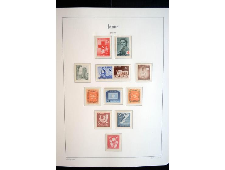 1945/89, doppelt, postfrisch und gestempelte zusammengetragene Sammlung in 4 Leuchtturm-Klemmbindern, dabei alle Sondermarken