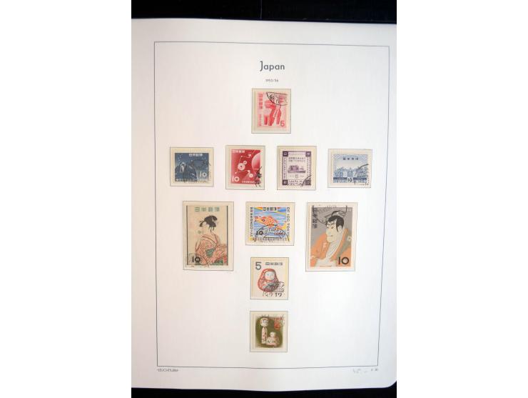 1945/89, doppelt, postfrisch und gestempelte zusammengetragene Sammlung in 4 Leuchtturm-Klemmbindern, dabei alle Sondermarken