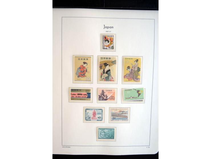 1945/89, doppelt, postfrisch und gestempelte zusammengetragene Sammlung in 4 Leuchtturm-Klemmbindern, dabei alle Sondermarken
