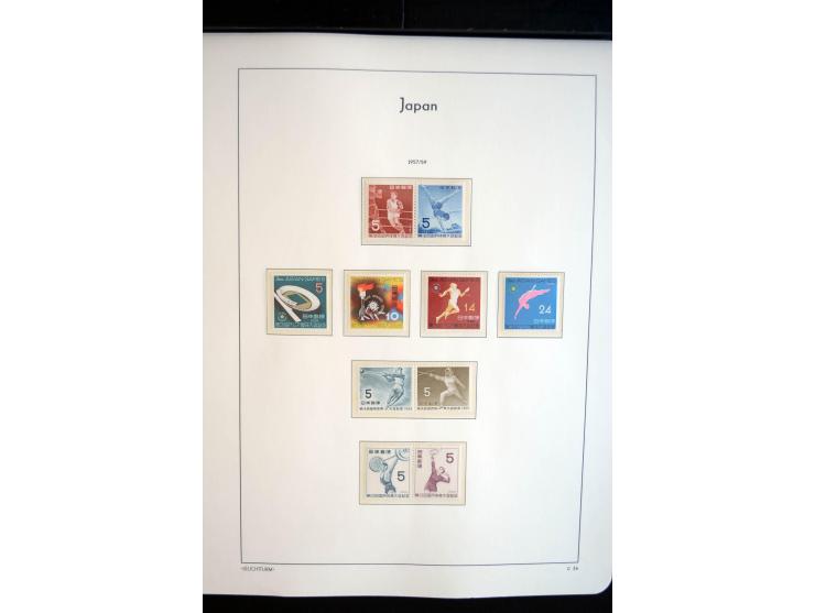 1945/89, doppelt, postfrisch und gestempelte zusammengetragene Sammlung in 4 Leuchtturm-Klemmbindern, dabei alle Sondermarken