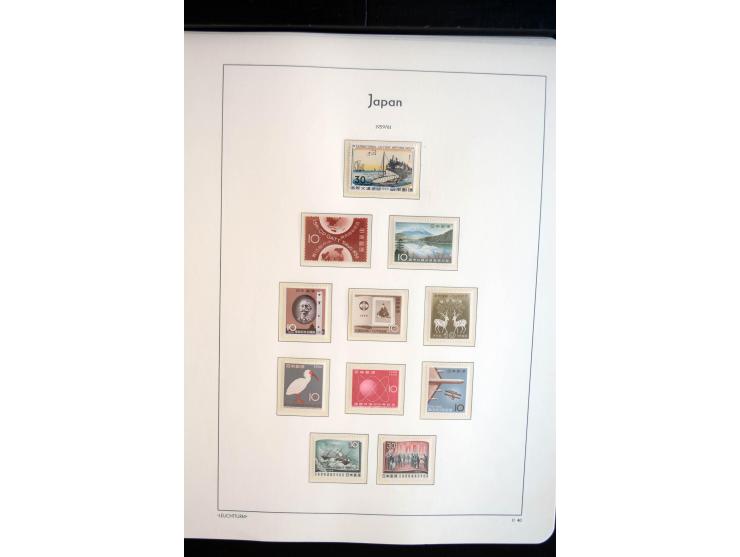 1945/89, doppelt, postfrisch und gestempelte zusammengetragene Sammlung in 4 Leuchtturm-Klemmbindern, dabei alle Sondermarken