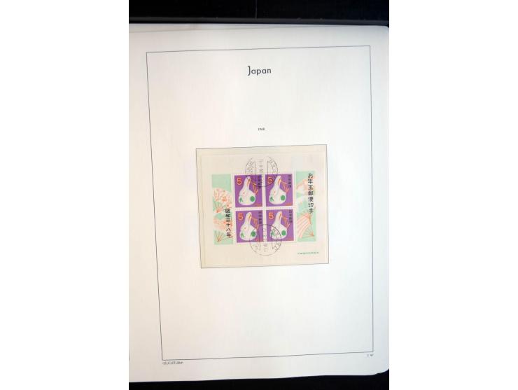 1945/89, doppelt, postfrisch und gestempelte zusammengetragene Sammlung in 4 Leuchtturm-Klemmbindern, dabei alle Sondermarken