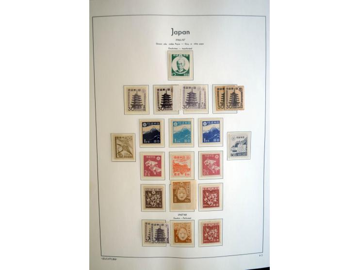 1945/89, doppelt, postfrisch und gestempelte zusammengetragene Sammlung in 4 Leuchtturm-Klemmbindern, dabei alle Sondermarken