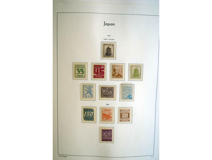 1945/89, doppelt, postfrisch und gestempelte zusammengetragene Sammlung in 4 Leuchtturm-Klemmbindern, dabei alle Sondermarken