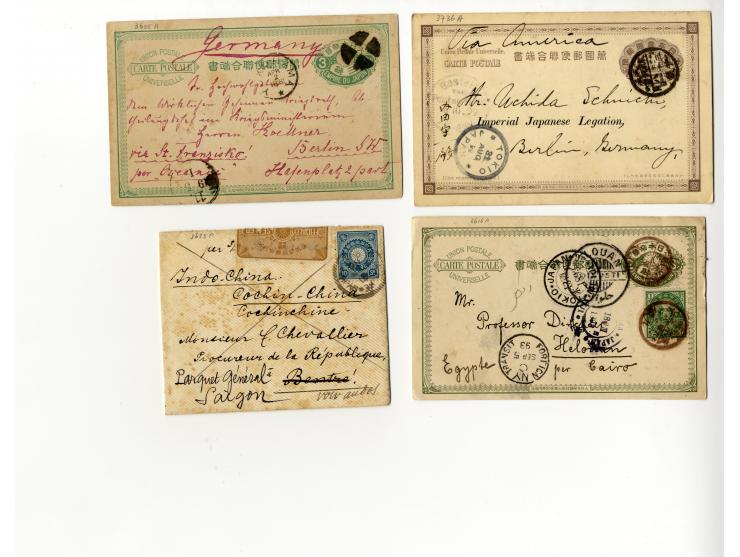 1877/1948, etwa 130 Briefe, Karten und Ganzsachen, dabei sehr viel interessantes Material, Zensur, Einschreiben, Nachporto, G
