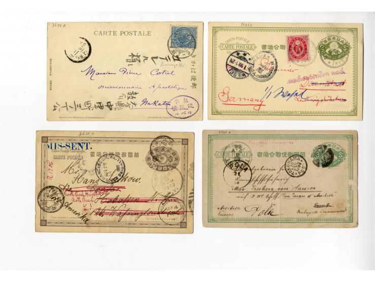 1877/1948, etwa 130 Briefe, Karten und Ganzsachen, dabei sehr viel interessantes Material, Zensur, Einschreiben, Nachporto, G