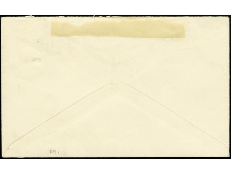 1922, Overprint proof by Dollard Printing house for low values, ½d. with additional franking tied by cds. "BELLVELLY 16 AP 22