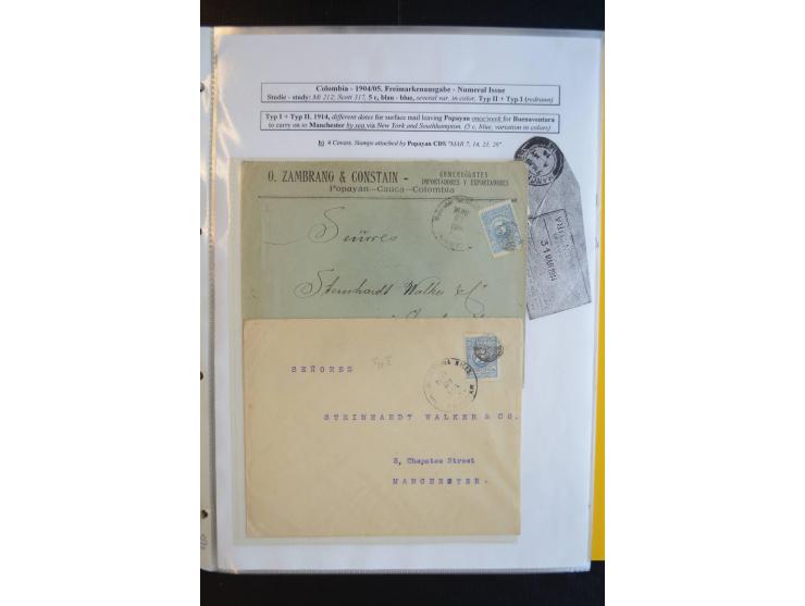 1898/1904, hochinteressante Sammlung ungebrauchte und gestempelte Sammlung mit etlichen Briefen, dabei gute Teile der Barranq