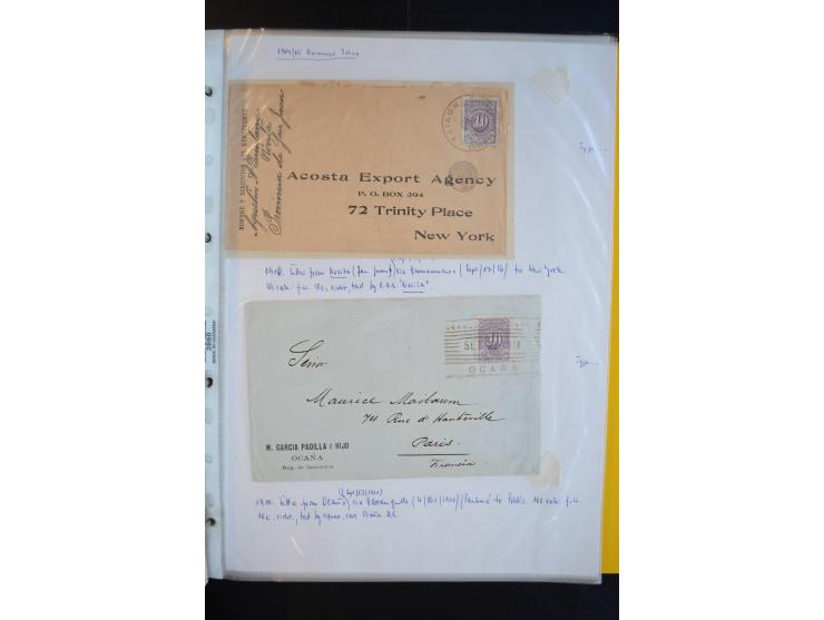 1898/1904, hochinteressante Sammlung ungebrauchte und gestempelte Sammlung mit etlichen Briefen, dabei gute Teile der Barranq